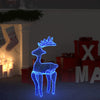 Vidaxl Weihnachtsdekorationen Rentier mit Mesh 306 LEDs 60x24x89 cm