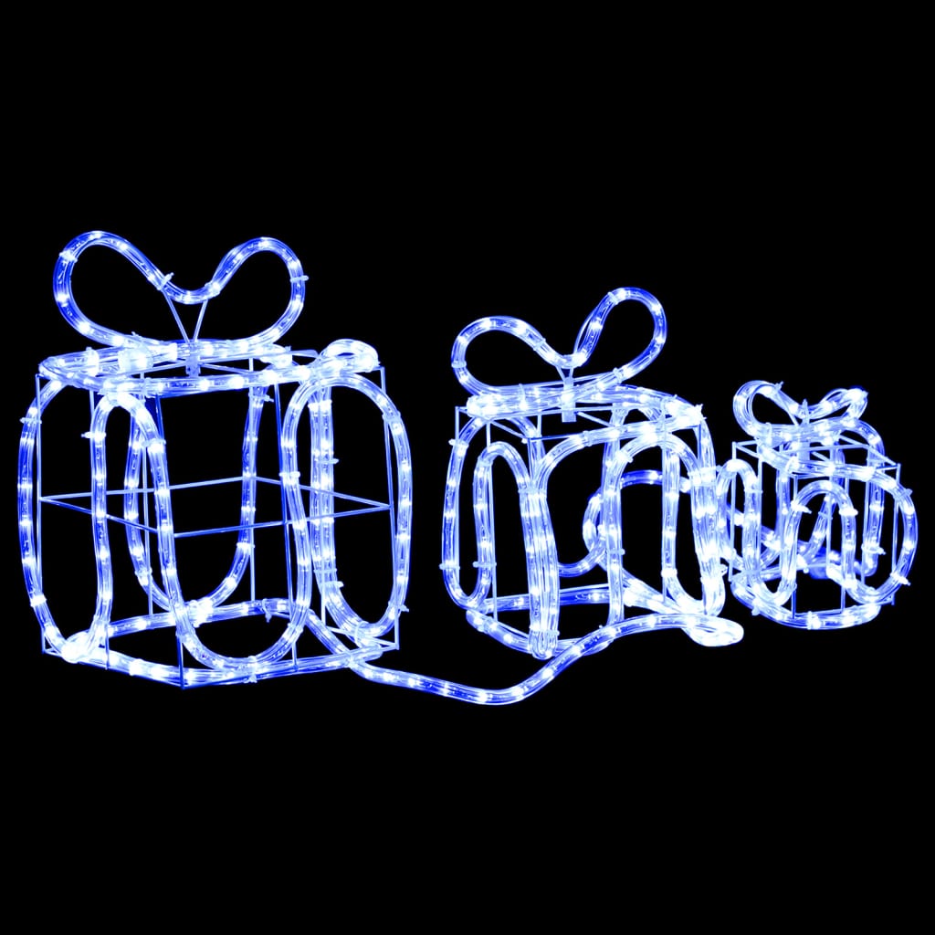 Vidaxl Weihnachtsbeleuchtung Geschenkboxen 180 LEDs innen und außen