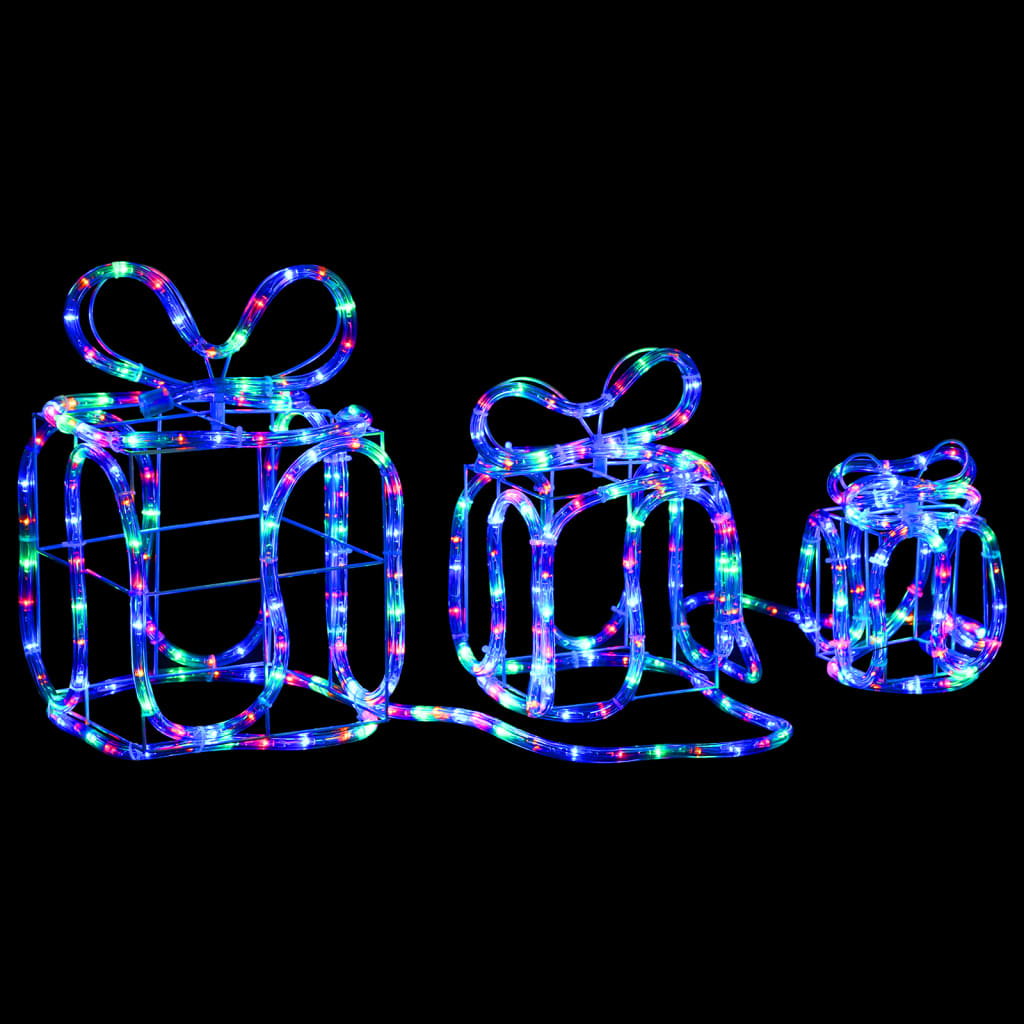 Vidaxl Weihnachtsbeleuchtung Geschenkboxen 180 LEDs innen und außen