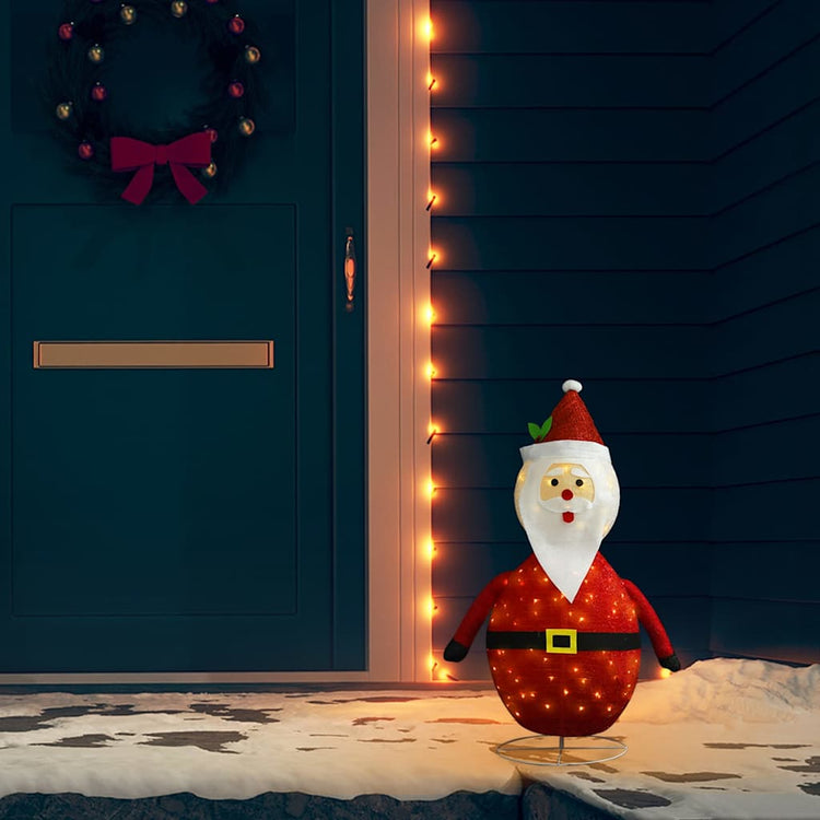 Vidaxl Santa Dekorative LED 60 cm Luxusstoff