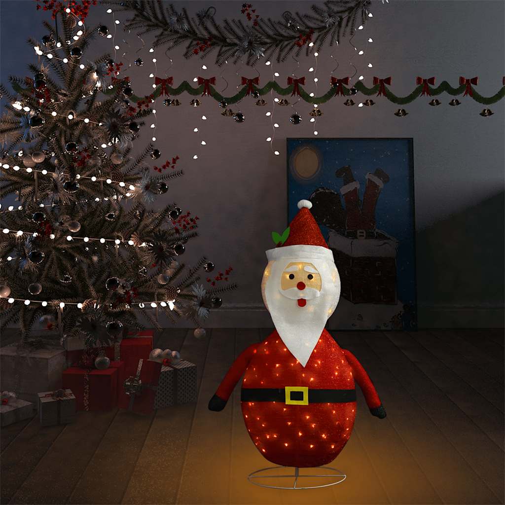 Vidaxl Santa Dekorative LED 90 cm Luxusstoff