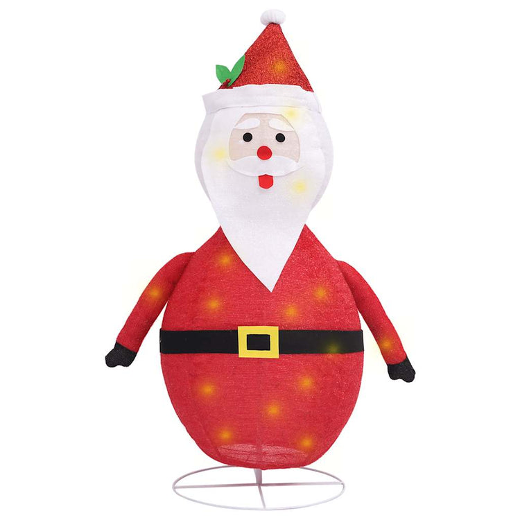 Vidaxl Dekorative Santa LED Luxus Stoff 120 cm