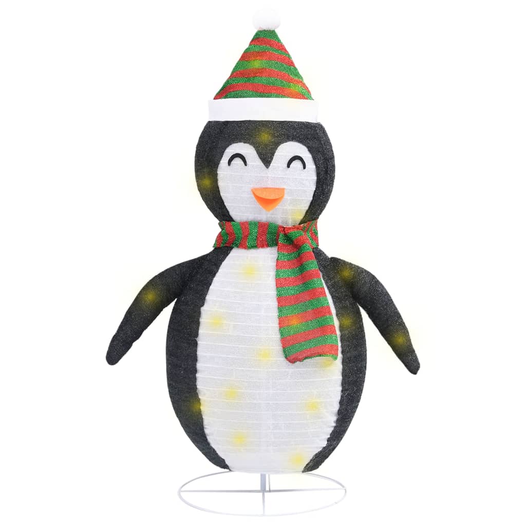 Vidaxl Christmas Penguin Dekorative LED 60 cm Luxus Stoff