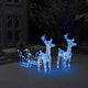 Vidaxl Weihnachtsdekorationen Rentier und Ärmel 160 LEDs 130 cm Acryl