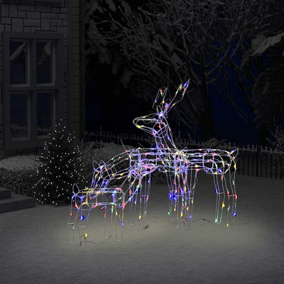Vidaxl 3-teilige Weihnachtsbeleuchtung Rendieren 229 LEDs