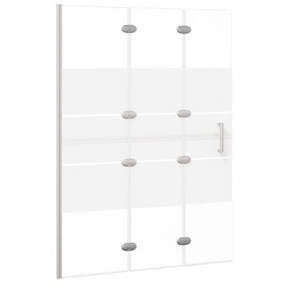 Vidaxl Duschgehäuse 100x140 cm ESG Weiß