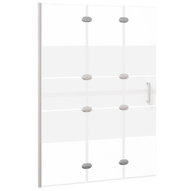 Vidaxl Duschgehäuse 100x140 cm ESG Weiß