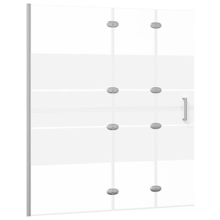 Vidaxl Duschgehäuse zusammenklappbar 120x140 cm ESG Weiß
