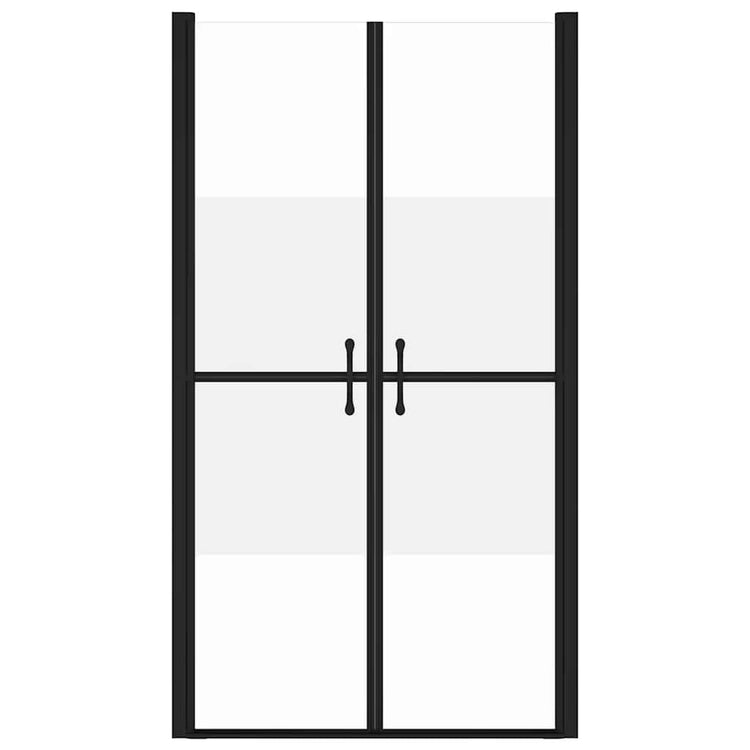 VIDAXL-Duschtür (88-91) x190 cm ESG-Halbmat