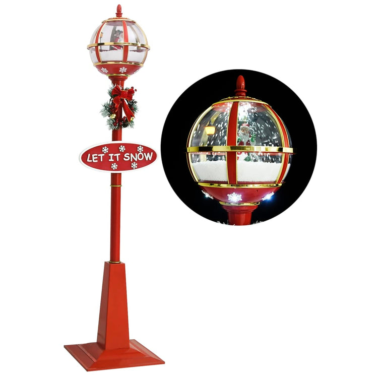 Vidaxl Straat Lampe mit Santa LED 175 cm