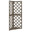 Vidaxl Latwerk Corner Modell 50x50x145 cm Festkieferholz
