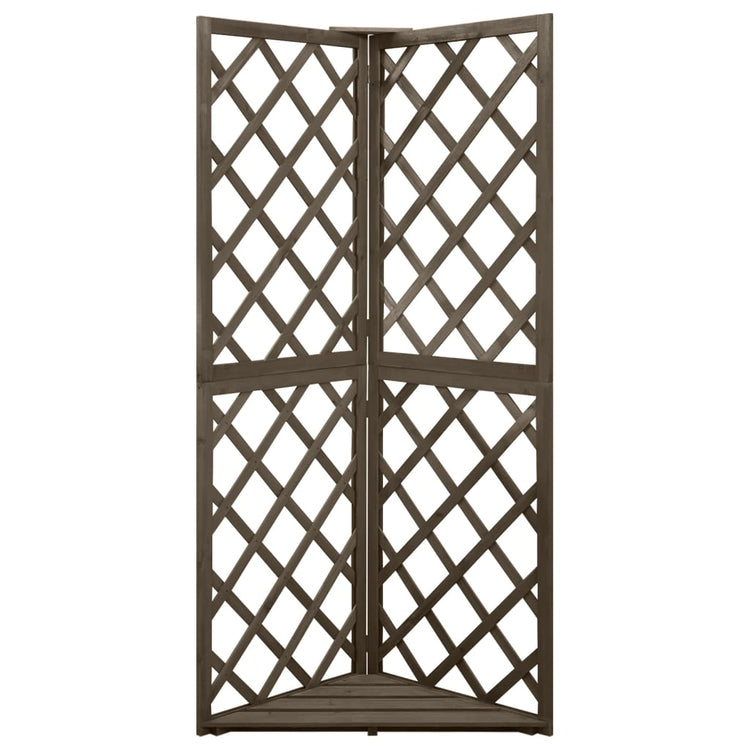 Vidaxl Latwerk Corner Modell 50x50x145 cm Festkieferholz