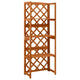 Vidaxl Latwerk mit Regalen 55x30x140 cm Solid Pinewood