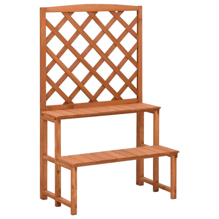 VIDAXL -Pflanzenregal mit SLAT 70x42x115 cm Festkieferholz