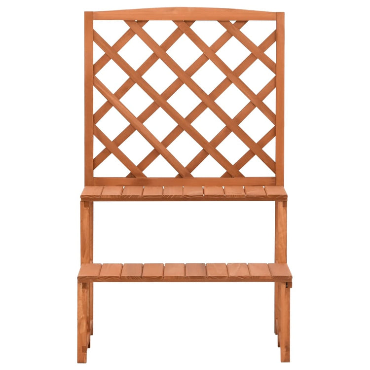 VIDAXL -Pflanzenregal mit SLAT 70x42x115 cm Festkieferholz