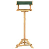Vidaxl -Vogelfutter mit Standard 37x28x100 cm Festkieferholz