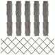 Vidaxl Garden Slat Works 5 St 180x60 cm Festkieferngrau