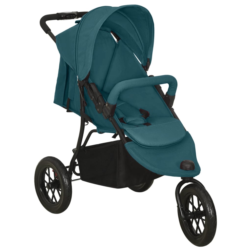 Vidaxl Pram Stahlgrün