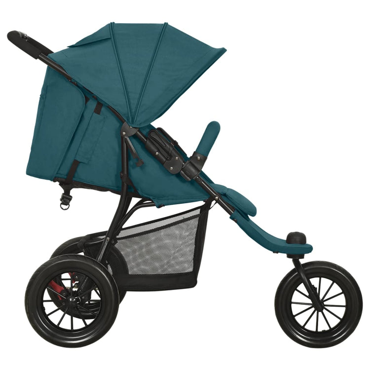 Vidaxl Pram Stahlgrün