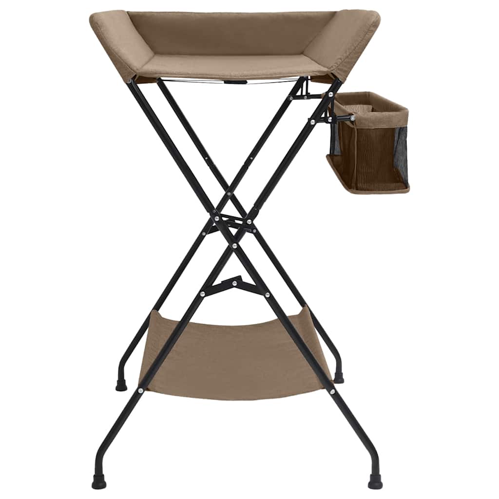 Vidaxl Change Table Eisen Taupe