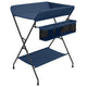 Vidaxl Change Table Iron Navy Blau