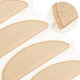 VIDAXL -Treppenmatten 15 ST 56x17x3 cm cremefarben -gepflegt