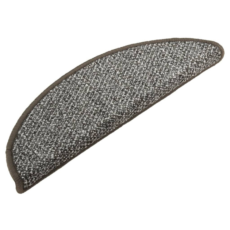 VIDAXL -Treppenmatten 15 ST 56x17x3 cm Anthrazit -ausgelöst