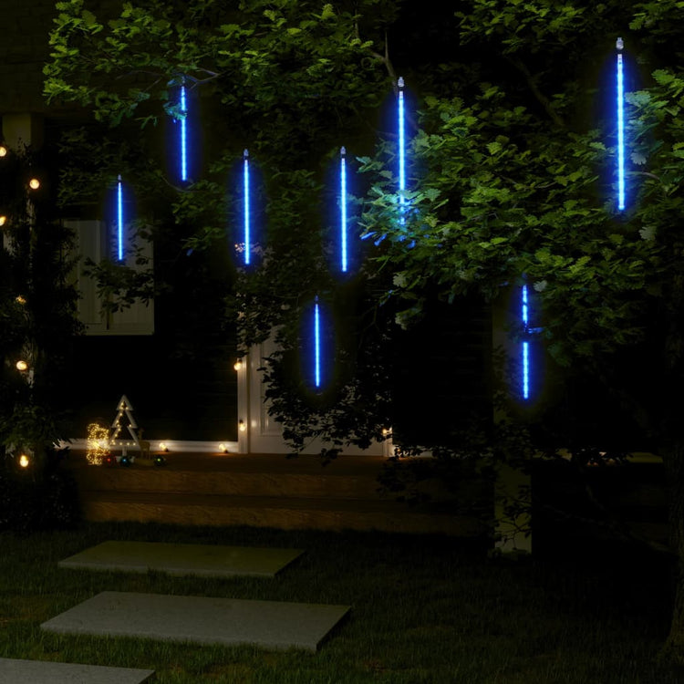 Vidaxl Mete Earlets 8 St 192 LEDs innerhalb von 30 cm blau draußen