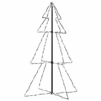 VIDAXL KegelKERSTBOOM 160 LEDs innerhalb und außerhalb von 78x120 cm