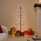 VIDAXL KegelKERSTBOOM 160 LEDs innerhalb und außerhalb von 78x120 cm