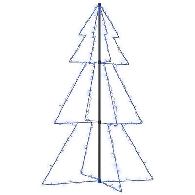 Vidaxl KegelKERSTBOOM 200 LEDs innerhalb und außerhalb von 98x150 cm