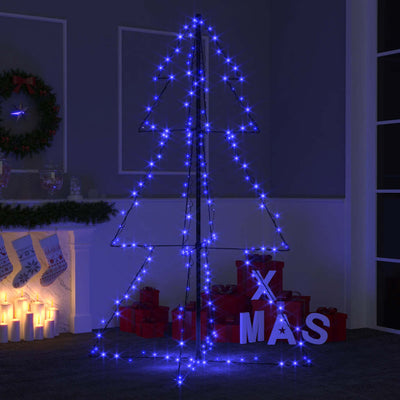 Vidaxl KegelKERSTBOOM 200 LEDs innerhalb und außerhalb von 98x150 cm