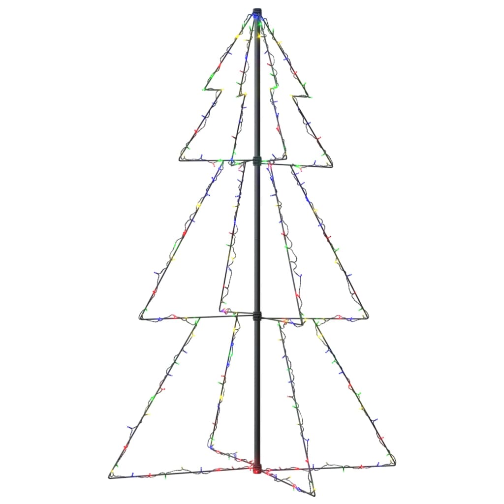 Vidaxl KegelKERSTBOOM 200 LEDs innerhalb und außerhalb von 98x150 cm