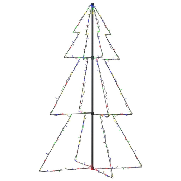 Vidaxl KegelKERSTBOOM 200 LEDs innerhalb und außerhalb von 98x150 cm