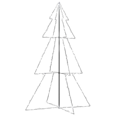 VIDAXL KegelKERSTBOOM 240 LEDs innerhalb und außerhalb von 118x150 cm