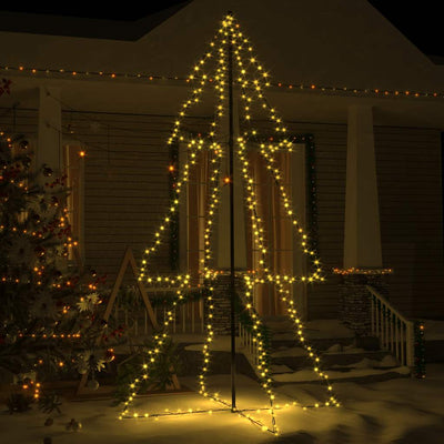 VIDAXL KegelKERSTBOOM 300 LEDs innerhalb und außerhalb 120x220 cm