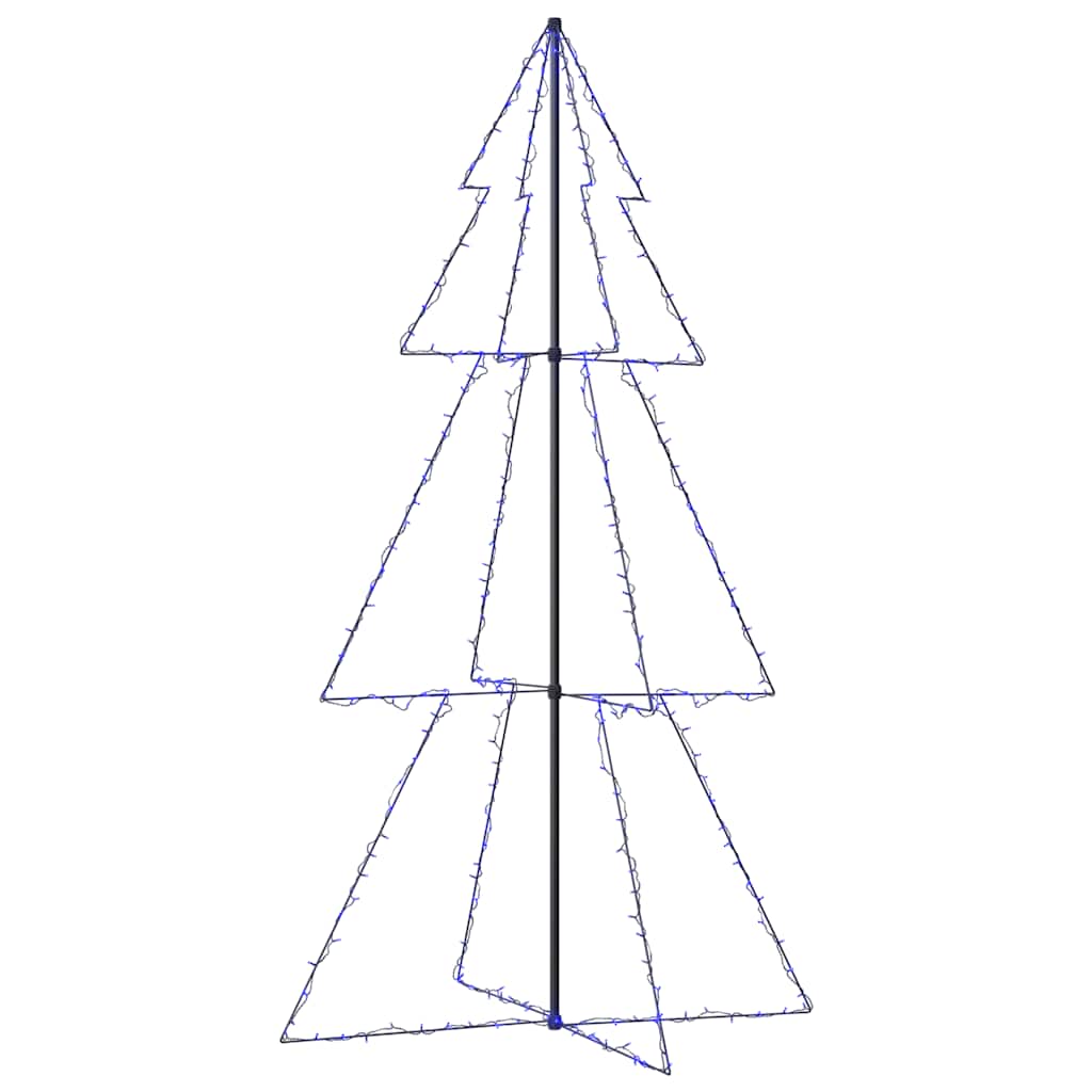 VIDAXL KegelKERSTBOOM 300 LEDs innerhalb und außerhalb 120x220 cm