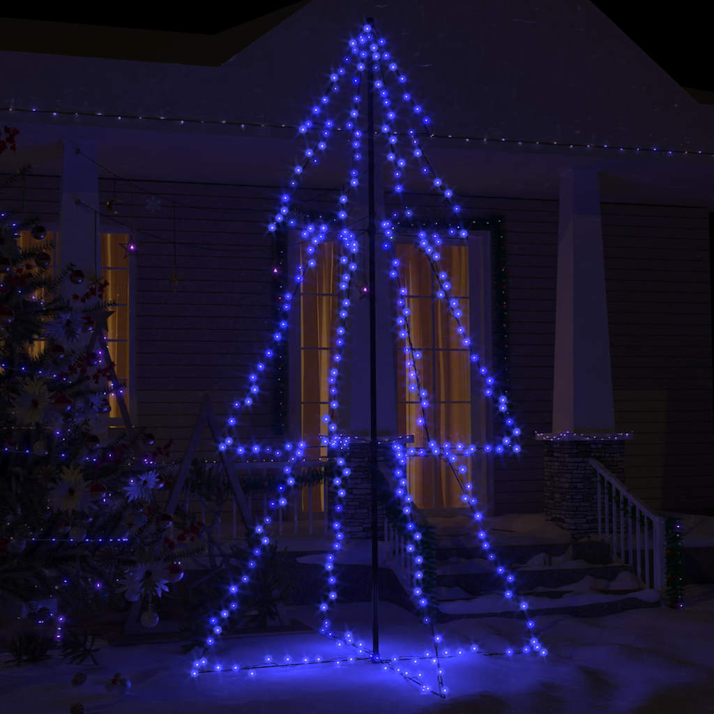 VIDAXL KegelKERSTBOOM 300 LEDs innerhalb und außerhalb 120x220 cm