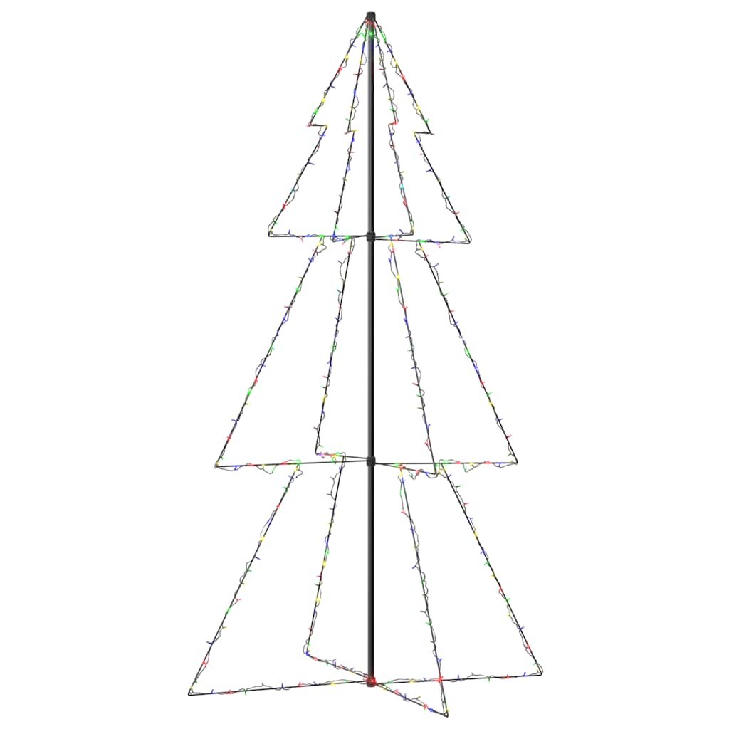 VIDAXL KegelKERSTBOOM 300 LEDs innerhalb und außerhalb 120x220 cm
