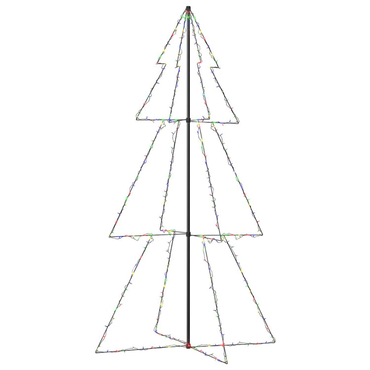 VIDAXL KegelKERSTBOOM 300 LEDs innerhalb und außerhalb 120x220 cm