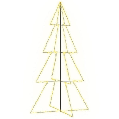 VIDAXL KegelKERSTBOOM 360 LEDs innerhalb und außerhalb von 143x250 cm
