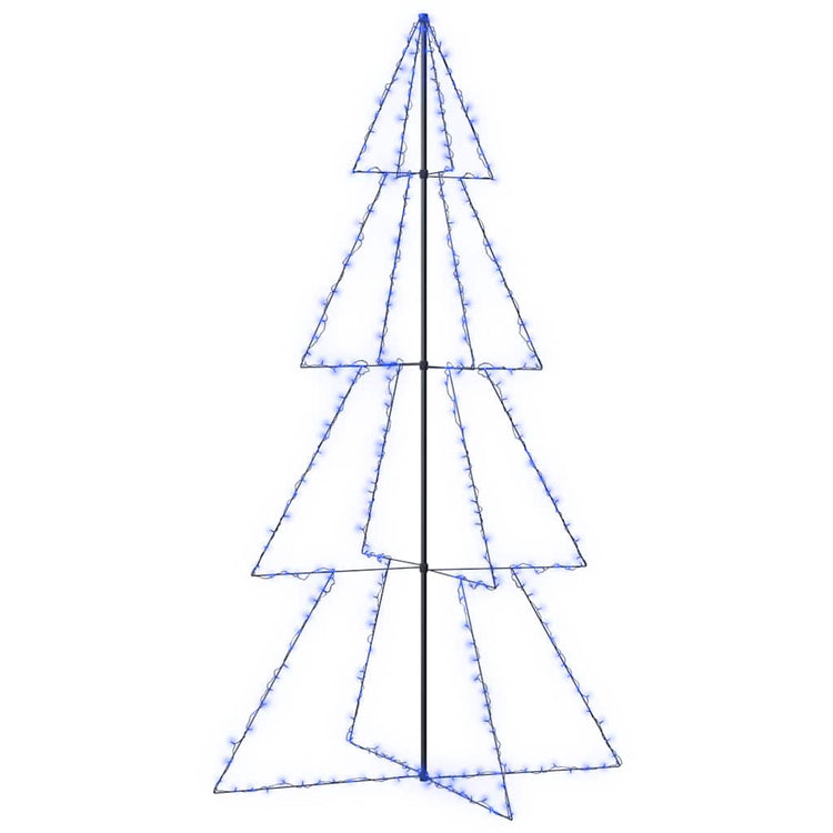 VIDAXL KegelKERSTBOOM 360 LEDs innerhalb und außerhalb von 143x250 cm