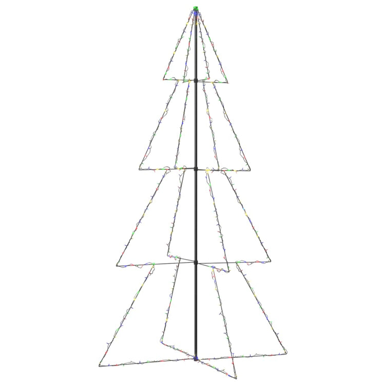 VIDAXL KegelKERSTBOOM 360 LEDs innerhalb und außerhalb von 143x250 cm