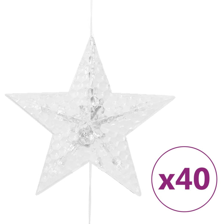 Vidaxl Light Corder Stars mit 200 LEDs und 8 Funktionen warm weiß