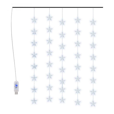 Vidaxl Light Corder Stars mit 200 LEDs und 8 Funktionen kalt weiß