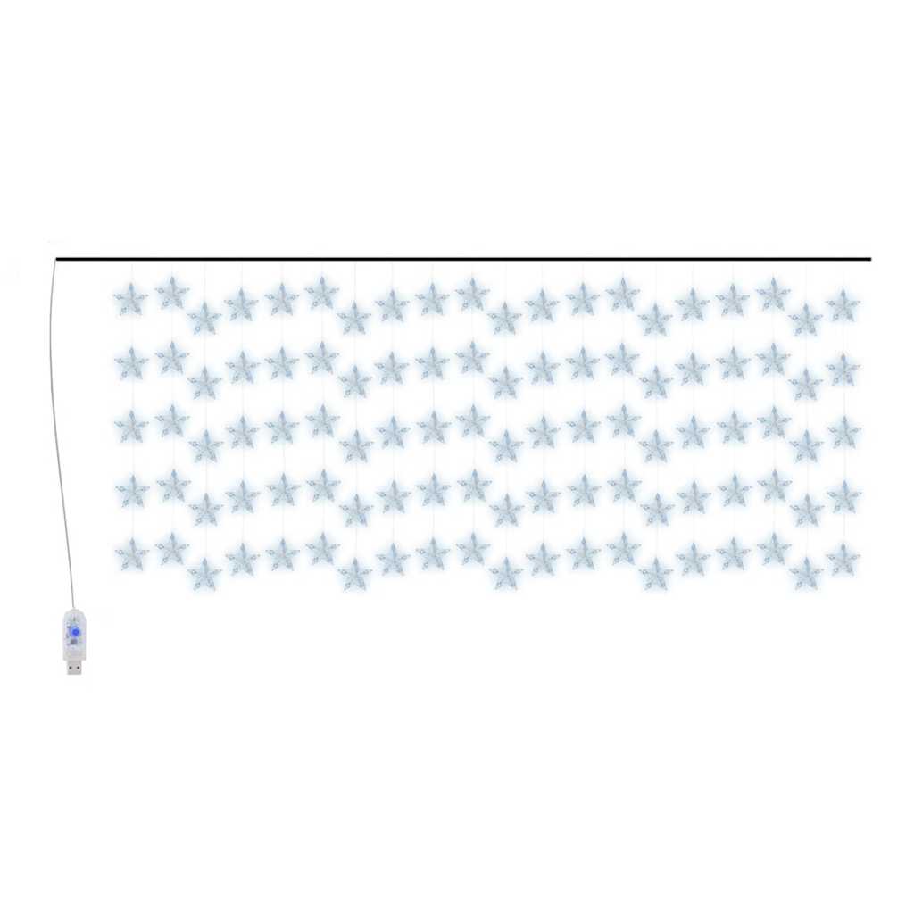 Vidaxl Light Corder Stars mit 500 LEDs und 8 Funktionen blau