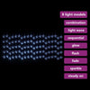 Vidaxl Light Corder Stars mit 500 LEDs und 8 Funktionen blau