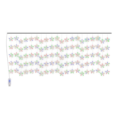 Vidaxl Light Cord Vorhangsterne mit 500 LEDs 8 Funktionen Multi -Colored