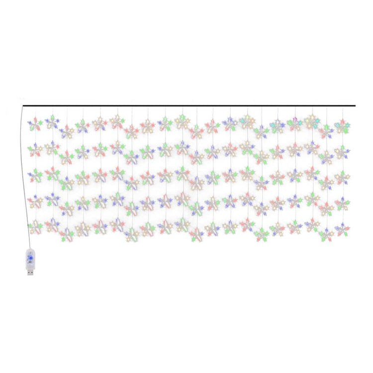 Vidaxl Light Cord Vorhangsterne mit 500 LEDs 8 Funktionen Multi -Colored