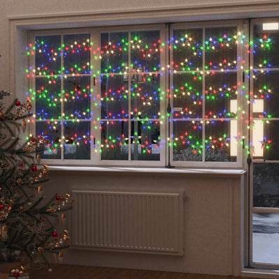 Vidaxl Light Cord Vorhangsterne mit 500 LEDs 8 Funktionen Multi -Colored